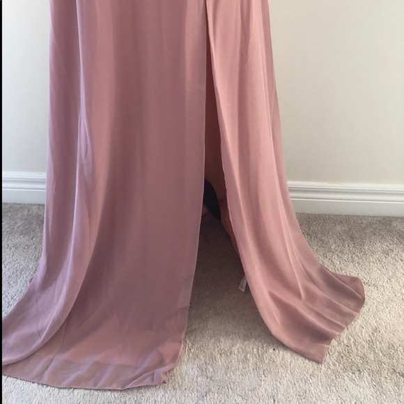 Tobi Mauve Ruffle Top Maxi Dress - Picture 8 of 12
